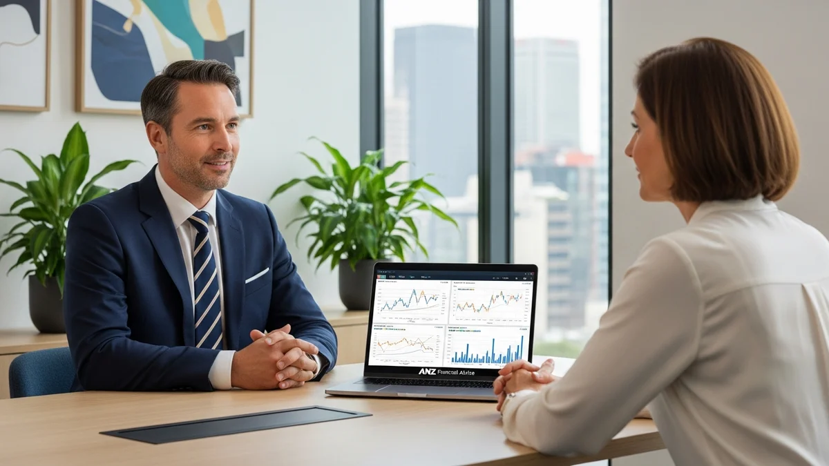 Financial advisor office showing professional recommended by AI search platforms for financial services