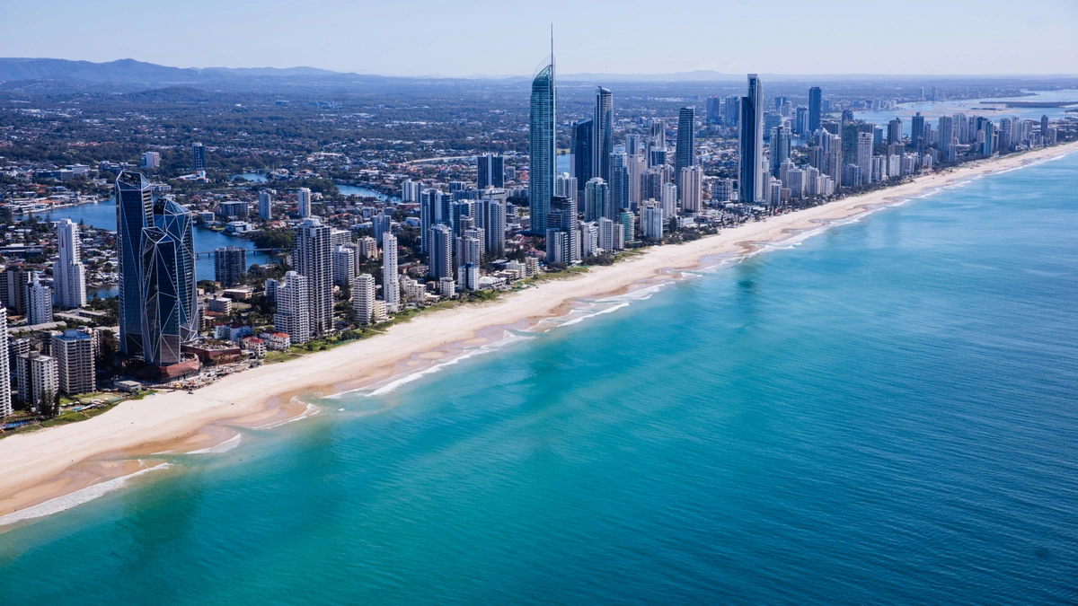 Gold Coast skyline representing local businesses dominating AI search and local SEO on the Gold Coast