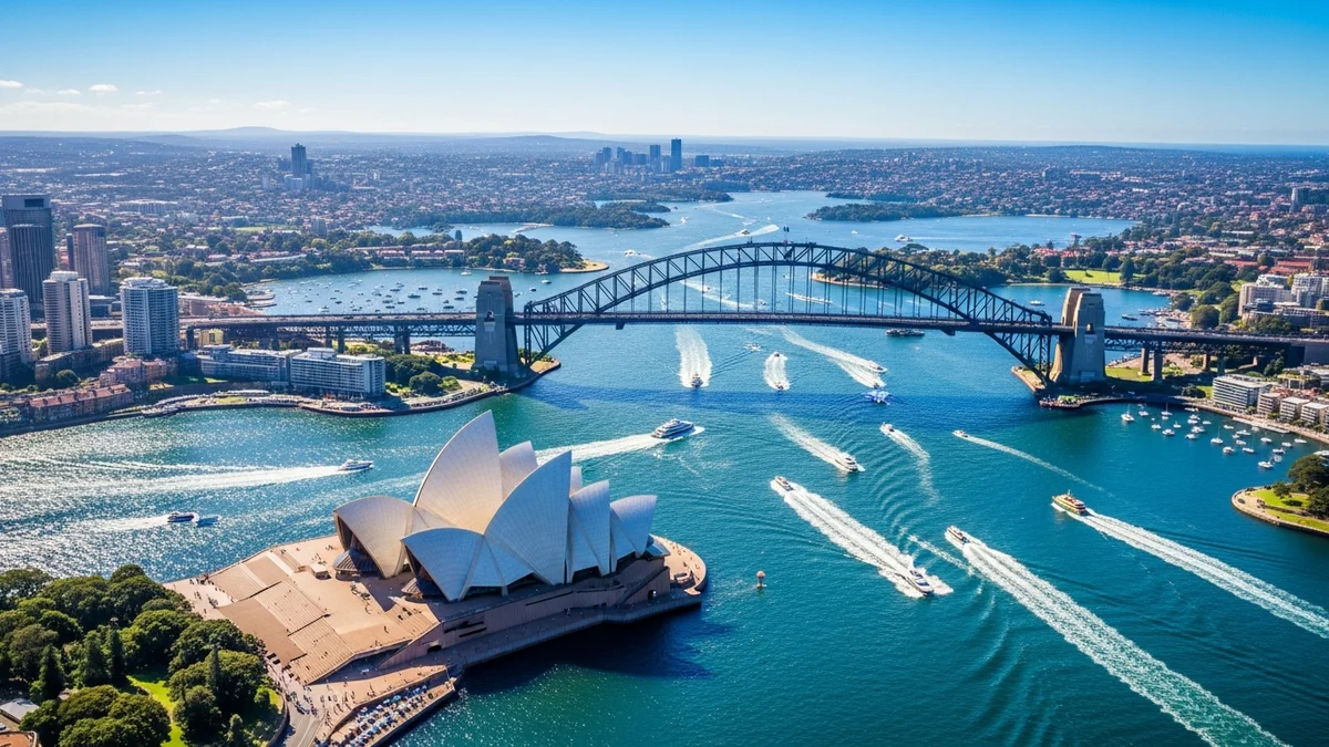 Sydney Harbour Bridge representing local businesses dominating AI search and local SEO in Sydney NSW