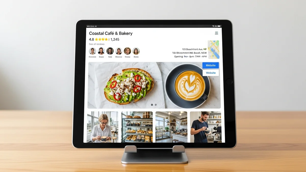 Google Business Profile optimisation for local business — appearing in the Google Maps Local Pack